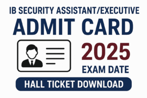 IB Security Assistant Executive Admit