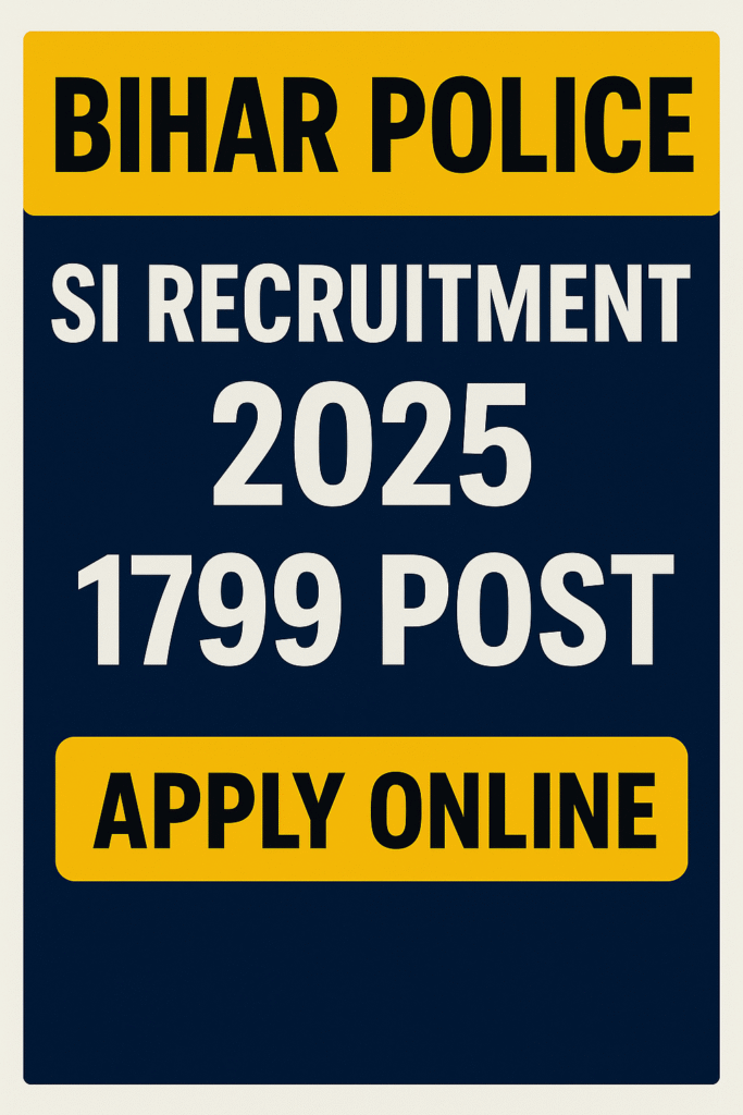Bihar Police Sub Inspector Recruitment