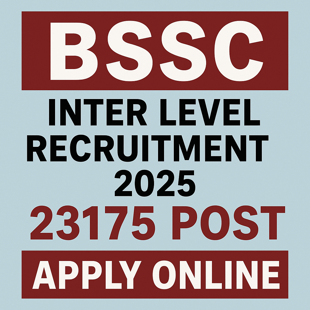 BSSC Inter Level 2025 Notification Out
