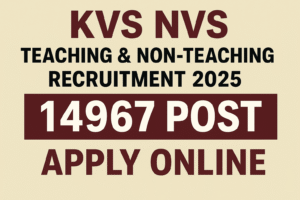 KVS NVS Teaching Non Teaching Recruitmen