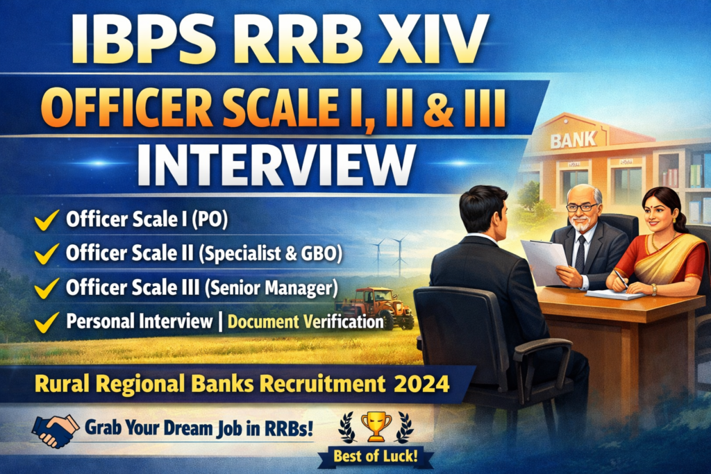 IBPS RRB XIV Officer Scale I II