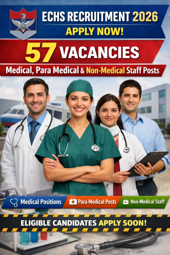 ECHS Recruitment 2026