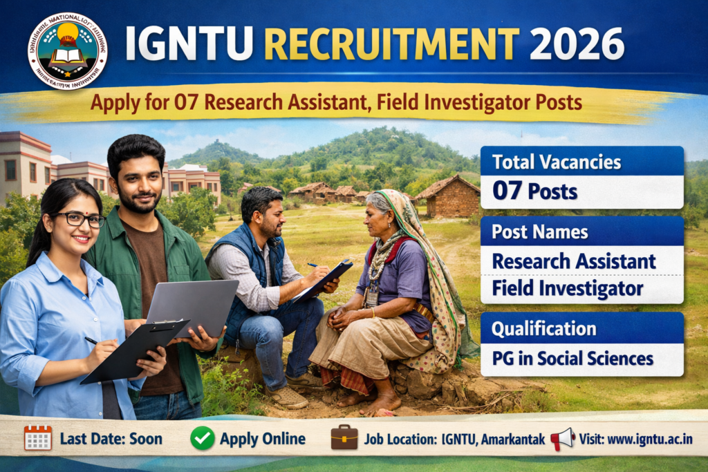 IGNTU Recruitment 2026