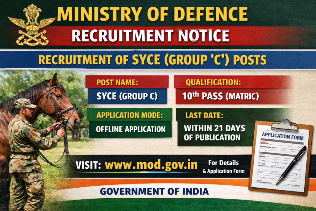 Ministry of Defence Group C Syce